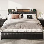 ANCTOR King Bed Frame with Storage 