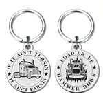 Mataly Truck Driver Gifts for Men Women, Truck Driver Keychain, Trucker Keychain, Father's Day Gifts for Trucker, Trucker Accessories