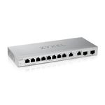 Zyxel Multi-Gig 12-Port Unmanaged Switch with 2-Port 2.5G and 2-Port 10G SFP+ Desktop/Wallmount [XGS1010-12]