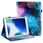 ULAK iPad 6th 5th Generation Case, iPad 9.7 2018/2017 Cases, Premium PU Leather Multi-Angle Viewing Folio Smart Stand Cover for iPad 9.7 inch iPad 5th/6th Generation, Auto Wake/Sleep (Mandala Flower)