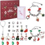 Advent Calendar 2025 Bracelet Advent Calendar Christmas Beauty Advent Calendar 2023 Jewellery Advent Calendar Christmas Charm Bracelet Advent Calendar Christmas for Girls Boys Kids