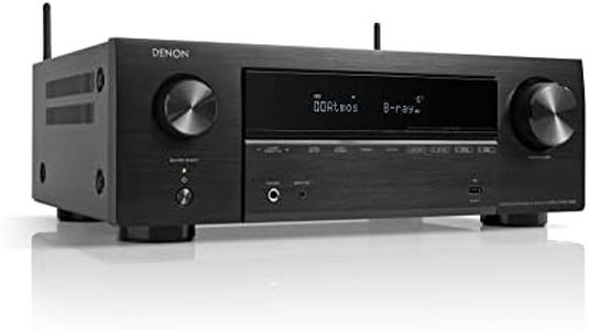 Denon AVR-X1700HDAB 7.2-Kanal AV-Receiver, HiFi Verstärker mit Dolby Atmos, DTS:X, 6 HDMI Eingänge und 1 Ausgang, 8K HDMI, Bluetooth, WLAN, AirPlay 2, HEOS Multiroom, Alexa kompatibel