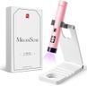 MelodySusie Tragbar UV Lampe mit Ständer für Gelnägel, Mini Wiederaufladbar UV LED Lampe mit LCD-Display, Tragbare Kleine UV Nagellampe mit 2 Timern, Nageltrockner für Alle UV Gel Nagellacke (Rosa)