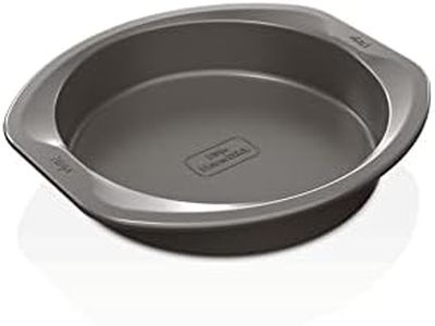 Ninja B30309 Foodi NeverStick Premium 9 inch Round Cake Pan, Nonstick, Oven Safe up to 500⁰F, Dishwasher Safe, Grey