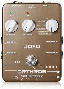 JOYO Line Selector Guitar Pedals 6 Mode Switch with AB 2 Effect Loops Independent Control Channel for Electric Guitar Bass (ORTHROS SELECTOR JF-24)