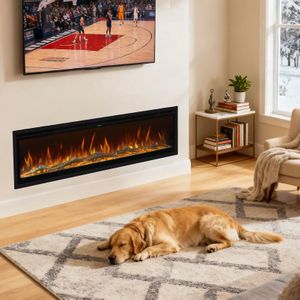 INMOZATA 3-in-1 Electric Fireplace Heater – Freestanding with Remote