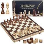 Chess Board Set with Checkers - 15.