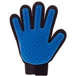 OH MY PET Grooming Glove - Gentle Deshedding Brush Glove - Efficient Pet Hair Remover Mitt - Enhanced Five Finger Design - Perfect for Dog & Cat with Long & Short Fur