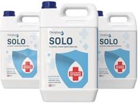 Solo - Alcohol Hand Sanitiser Gel 4 x 5 Litre Refill | 70% Alcohol Hand Sanitizer Gel - 20L Litres - Certified EN1276 & EN1500 - Made in the UK