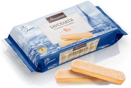 Maestro Massimo Savoiardi Ladyfingers - 7.05 oz (200 gr) - Classic Italian Ladyfinger Cookies for Tiramisu, Dessert & Bakery, Pack of 1