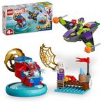 LEGO Marvel Spidey and his Amazing Friends Spidey vs. Green Goblin Super Hero Building Toy with Minifigures, Gift for 4 Plus Year Old Kids, Boys, Girls & Fans of Spider-Man and Cool Vehicles 10793