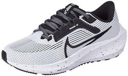 Nike Women W Air Zoom Flat Pegasus 40-Black,White-Dv3854-004-5