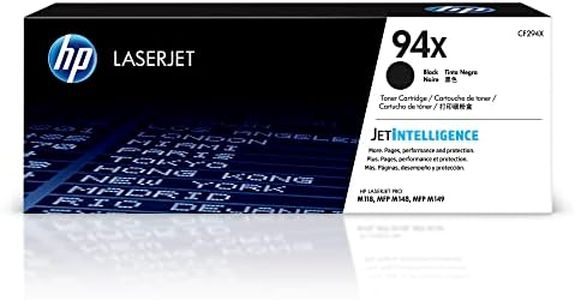 HP 94X CF294X Toner Noir grande capacité Authentique pour HP LaserJet Pro M118dw / M148, XL