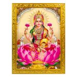 Framecart laxmi ji photo frame - Small and Large Acrylic Frames for Table, Temple, Wall, Mandir, Gym, and Outdoor Spaces, for Home Decor (4 x 6 inches, Laxmi Ji 10)