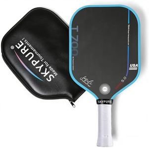 SKYPURE Control Pickleball Paddle, T700 Raw Carbon Fiber Face, 16mm Polypropylene Honeycomb Core, Time-Freeze Control Precision Technology, USAPA Approved