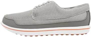 Margaritaville The Gimmie Athletic Golf Shoes, Men’s Golf Shoes, Grey/Orange, Men’s 9.5