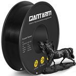 GIANTARM PLA 3D Printer Filament 1.75mm 1KG (2.2lbs) Spool BLACK, Dimensional Accuracy +/-0.03mm, 1080 Feet (330m) per Roll, Vacuum Packaging, Toughness Enhanced, Fit for Most 3D FDM Printer