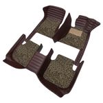 CHIRON 10D Compatible with BMW 3 Series Gran Limousine Custom Fitted 10D Antiskid Car Floor Mats - Coffee