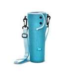 VAYA GoBag Unisex Blue Water Bottle Bag For College, Dust Proof Water Bottle Bag For School With Sling, Color: Blue