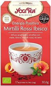 Yogi Tea Energia Positiva Mirtilli Rossi e Ibisco - 30.6 gr -