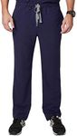 FIGS Pisco Basic Scrub Pants for Men – Navy Blue, Medium