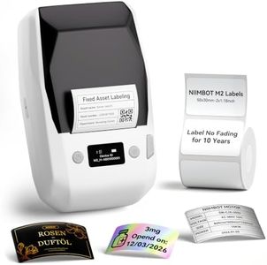 NIIMBOT M2 Thermal Transfer Label Maker, Label No Fading for Office Lab Use