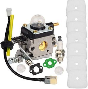 Carburetor with Air Filter Repower Kit for 2-Cycle Mantis 7222 7222E 7222M 7225 7230 7234 7240 7920 7924 Tiller/Cultivator Replace C1U-K54A 12520011822 12520013122
