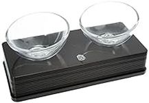 Catit Style 2-Bowl Glass Diner Set 