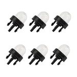 Neikafan 6 Pcs Primer Bulb Carburetor Oil Bubble General Snap-in Fuel Primer Bulb for Chainsaw Strimmer Carburettor Parts Primer Replacement