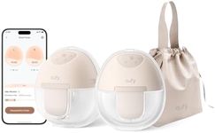 eufy Security Wearable Breast Pump E10 Electric Hands-Free Breast Pump with App-Controlled Smart Rhythm Hospital-Grade Suction Portable Design Leak-Proof and Ultra-Quiet Performance(17mm-24mm Flanges)