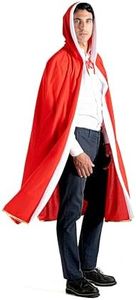 Ciao- Mantello Natale costume travestimento (Taglia unica adulto) con cappuccio