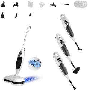 PUREBEAR 300°F Scrub & Steam Mop, Steam Cleaner With 13 Accessories