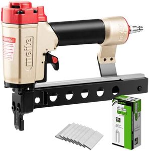 meite Narrow Crown Stapler, 18 Gauge Staple Gun with 1120 1/4 Crown Staples