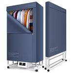 Nexxon Cloth Dryer Machine 2000W with UV Sterilization & Remote Control | Electric Clothes Drying Machine for Home | Foldable Portable Indoor Dryer | Large 15KG Capacity | Quick Drying Machine