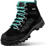 @ R CORD Hiking Boots Womens Waterproof Womens Hiking Boots Backpacking Boots Hiking Shoes Breathable Non-slip Durable Hiking Boots for Outdoors, Black, 7