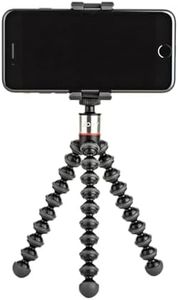 JOBY GripTight ONE GP, Universal Phone Holder, Magnetic GorillaPod Flexible Small Tripod for Smartphone, Foldable and Portable , Watch FIFA World Cup Football, Black