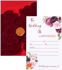 20PCS Wedding Invitation Kits, for Wedding,Baby Shower,Birthday&Quinceanera