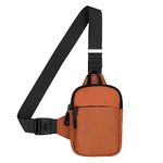 Long Keeper Small Sling Bag Chest Bag - Cross Body Shoulder Bag for Men Women Waterproof Phone Bag Crossbody Man Bag for Cycling Travel Outdoor Sports