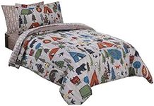 MAINSTAYS Kids Camping Bed in a Bag Bedding Set 5PC Twin