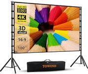 Projector Screen and Stand,TOWOND 1