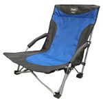 Vanilla Leisure Beach Chairs Low Folding Lightweight Compact & Portable Beach Chair For Picnic, Festival, Camping & More High Back Foldable & Reclining Low Chairs