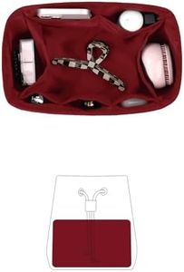 KINGS IN BAG Purse Organizer for Neonoe 2022 MM Bags, Purse Bags Storage with Silky Satin, Lightweight Inner Bag with Multiple Pockets (Ruby, Neonoe 2022 MM)