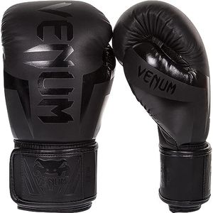 Venum Elite Boxing Gloves, Black, 10 oz