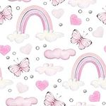 COKCOKR Pink Butterfly/Rainbow/Clou