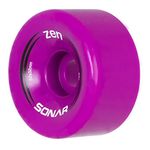 Sonar Wheels - Zen - Quad Roller Skate Wheels - 4 Pack of 32mm x 62mm 85A Wheels | Magenta