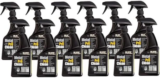 Flitz Industrial Strength Metal Pre Clean to Remove Corrosion, Rust, Calcium, Lime and More, Works in 60 Seconds, 16 Oz. - 12 Pack