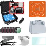 FPVtosky Mini 4 Pro Accessories Bundle 7-IN-1 Accessories Kit, Dual Layer Mini 4 Pro Case, ND Filters Set, Landing Pad, Lanyard, Lens Cap, Screen Protector, Sunshade Cover for DJI Min 4 Pro Accessories