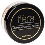 Fièra HD Matte Finishing Powder - Perfect Final Touch, Absorbs Excess Oil, Smooth & Velvety Matte Finish - Blurs Imperfections, Long-Lasting Full Coverage for Flawless Skin