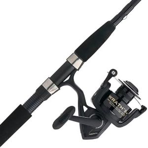 PENN 7' Wrath II Fishing Rod and Spinning Reel Combo, Size 4000, Medium Power, Extra Fast Action, Corrosion-Resistant Graphite Construction, Lightweight and Durable