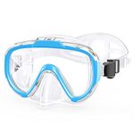 Norabidea Swim Goggles Adult Kids, Anti Fog Swimming Goggles with Nose Cover ,No Leaking Clear Snorkel Dive Mask 180 Wide View Men Women Youth Boys Girls